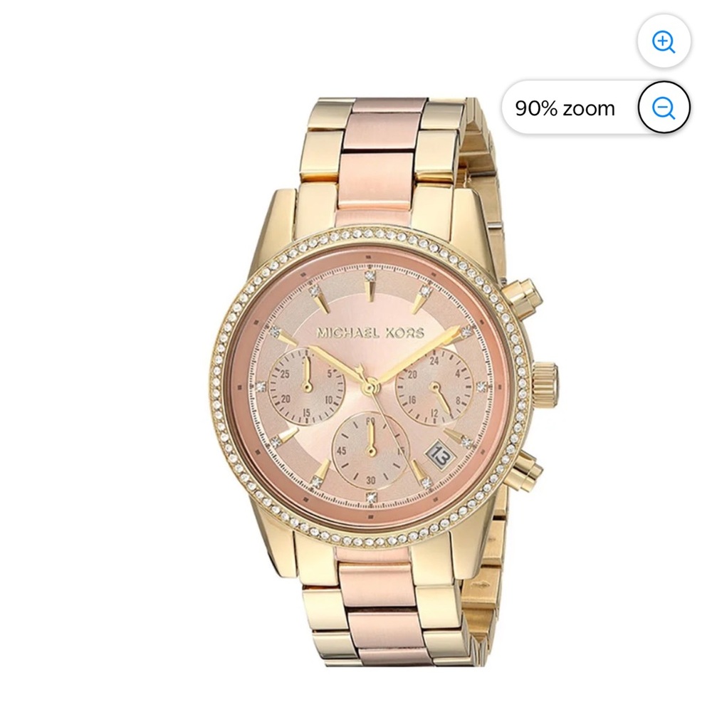 Michael Kors Women's Ritz Watch Quartz Mineral Crystal MK6475
